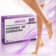 Carica l'immagine nel visualizzatore di Gallery, Diosmina Esperidina 500 mg, 60 Compresse, con Vitamina C, Ippocastano e Meliloto – Integratore Gambe, Estratti Vegetali 