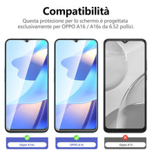 Carica l'immagine nel visualizzatore di Gallery, NEW'C Pellicola Vetro per OPPO A16/A16s, in Vetro Temperato Antigraffio