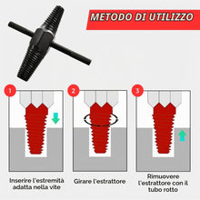 Carica l'immagine nel visualizzatore di Gallery, MAGIC SELECT Estrattore di Tubi per Viti Danneggiate e Bulloni Rotti