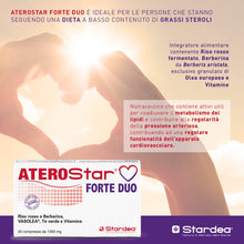 Carica l'immagine nel visualizzatore di Gallery, Colesterolo Aterostar Forte Duo - Berberina E Riso Rosso - 20 Cpr STARDEA