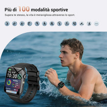 Carica l'immagine nel visualizzatore di Gallery, IOWODO Smartwatch Uomo Donna con Chiamate Bluetooth