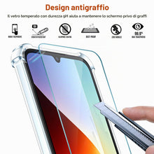 Carica l'immagine nel visualizzatore di Gallery, iVoler 3 in 1 Cover per Xiaomi Redmi A7 PRO/Poco C81 / C81 PRO con 2 Pezzi Pellicola Vetro Temperato, Custodia Antiurto 