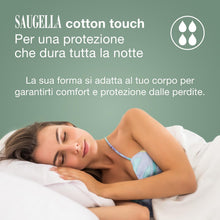 Carica l'immagine nel visualizzatore di Gallery, Saugella Assorbenti Cotton Touch Notte con Ali, 36 Pezzi