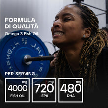 Carica l'immagine nel visualizzatore di Gallery, Bulk Olio di pesce con omega-3 Capsule molli da, 1000 mg