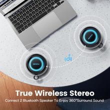 Carica l'immagine nel visualizzatore di Gallery, Deeyaple Cassa Bluetooth Portatile, 15W Cassa bluetooth potente da Doccia Impermeabile IPX7, Bluetooth 5.3,Extra Bassi A