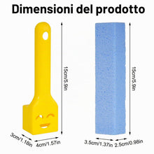 Carica l'immagine nel visualizzatore di Gallery, 10 Pz Pietra Pomice per WC, Blocco Pietra Pulente Spazzole Bastone Naturale, Cleaning Block WC con 2 Maniglie per Pulizi