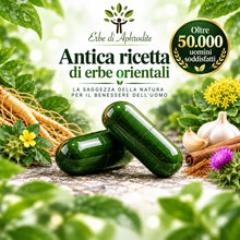 Carica l'immagine nel visualizzatore di Gallery, Erbe Di Aphrodite Integratore Uomo 100% Naturale Con Ginseng, Tribulus Terrestris, Rodiola Rosea, Aglio, Cannella – Form
