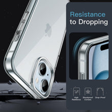 Carica l'immagine nel visualizzatore di Gallery, JETech Cover per iPhone 15, Anti-Ingiallimento, Trasparente
