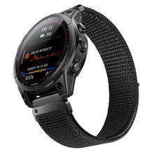Carica l'immagine nel visualizzatore di Gallery, Cinturino per Garmin Fenix 7 Pro/Fenix 6 Pro/EPIX, Cinturino in Nylon a Strappo da 22 mm con Passante per Fenix 5/EPIX P