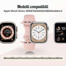 Carica l'immagine nel visualizzatore di Gallery, 5PCS Cinturino Silicone per Cinturino Apple Watch