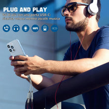 Carica l'immagine nel visualizzatore di Gallery, Adattatore da USB C a jack da 3,5 mm e caricabatterie, adattatore 2 in 1 da USB C a jack audio AUX con cavo di ricarica 