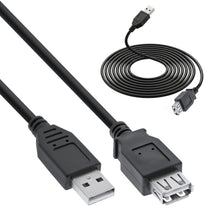Carica l'immagine nel visualizzatore di Gallery, InLine 23303 Cavo USB 2.0, Prolunga, Type A, Maschio/Femmina, 5M Nero
