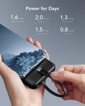 Carica l'immagine nel visualizzatore di Gallery, Charmast Power Bank 10000mAh con Cavi Integrati