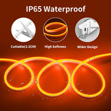 Carica l'immagine nel visualizzatore di Gallery, Striscia LED Neon Arancione 5M,12V 600LEDs IP65 Impermeabile