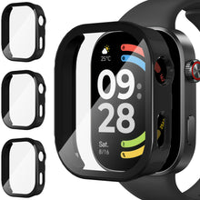 Carica l'immagine nel visualizzatore di Gallery, Diruite 3 Pezzi Custodia per Xiaomi Redmi Watch 6 Vetro Temperato,Ultra Sottile HD Resistente Graffi PC Protettiva Total