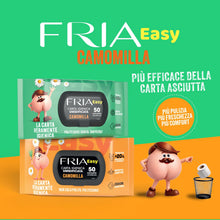 Carica l'immagine nel visualizzatore di Gallery, Fria Easy Carta igienica umidificata, 50 salviette, profumazione variabile