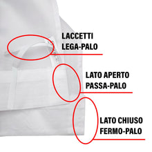 Carica l'immagine nel visualizzatore di Gallery, Bandiera Italiana 90 x 150 cm - Bandiera Italia Poliestere con Passante Per L'Asta Resistente alle Intemperie Colore viv