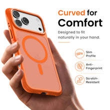 Carica l'immagine nel visualizzatore di Gallery, ORNARTO Cover per iPhone 18 Pro Magnetica Antiurto Opaca, Arancione