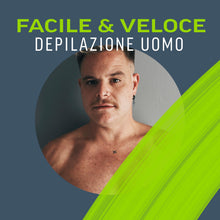Carica l'immagine nel visualizzatore di Gallery, Veet Men Crema Depilatoria Uomo Petto e Corpo Pelli Sensibili, Dermatologicamente Testata, Formato Convenienza 400 ml (2