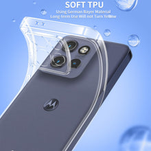 Carica l'immagine nel visualizzatore di Gallery, Phoona Cover per Motorola Moto Edge 60 Neo 5G / Edge 50 Neo 5G Custodia con 2 Pezzi Pellicola Vetro Temperato,Ultra Sott