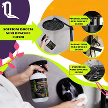 Carica l'immagine nel visualizzatore di Gallery, Detergente Naturale per Ceramiche e Rubinetti in Nero - Anticalcare Potente per Bagno, Lavandino, Soffione Doccia, Rubin