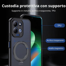 Carica l'immagine nel visualizzatore di Gallery, Lemxiee Magnetica Cover per Xiaomi Redmi 17 4G/5G Case con Supporto