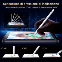 Carica l'immagine nel visualizzatore di Gallery, BAZO Penna Compatibile con iPad 2018-2025, Penna per iPad Palm Rejection, Ricarica Rapida, Sensibilità All'inclinazione,