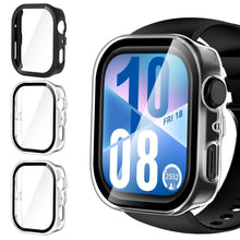 Carica l'immagine nel visualizzatore di Gallery, iVoler 3 Pezzi Cover con Vetro Temperato per Huawei Watch Fit 4, Copertura Completa Pellicola Protettiva Custodia Antiur