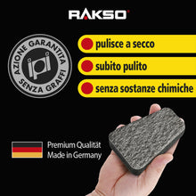 Carica l'immagine nel visualizzatore di Gallery, RAKSO Pulitore per vetri e caminetti e stufe Spugna – Pulitore caminetti – stufe e pulitore per vetri caminetti – 2 pezz