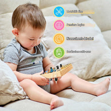 Carica l'immagine nel visualizzatore di Gallery, Joyreal Montessori Busy Board, Pannello Sensoriale Bambini Montessori in Legno con 19 LED, Giochi Educativi Regalo Bimbo