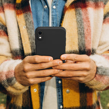 Carica l'immagine nel visualizzatore di Gallery, YLK Cover per iPhone XR Custodia in Silicone Liquido Ultra Sottile con Rivestimento in Morbido Tessuto in Microfibra, Cu