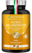 Carica l'immagine nel visualizzatore di Gallery, Acido Ialuronico 100% Puro | 60 Capsule | Nutrimea