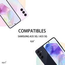 Carica l'immagine nel visualizzatore di Gallery, UNO' Pellicola Protettiva in Vetro Temperato per Samsung Galaxy A35 5G / A55 5G (6,5''), 3 Pezzi, Durezza 9H, Antigraffi