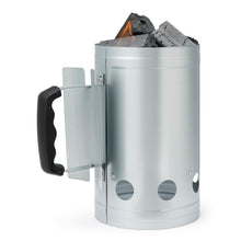 Carica l'immagine nel visualizzatore di Gallery, Amazon Basics Accendifuoco per Carbone, per Barbecue e Barbecue a carbonella, Argento, Confezione da 1