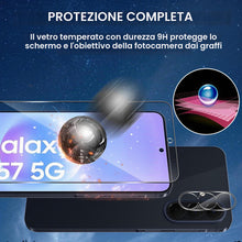 Carica l'immagine nel visualizzatore di Gallery, Lutree per Samsung Galaxy A57 5G Vetro Temperato, 3+3 Pezzi Pellicola Protettiva + Pellicola Fotocamera, Durezza 9H Vetr