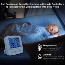 Carica l'immagine nel visualizzatore di Gallery, Vinabo Termometro Igrometro Digitale Interno, Temperatura e Umidità