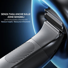 Carica l'immagine nel visualizzatore di Gallery, MAXGROOM Rasoio Elettrico Corpo Uomo Impermeabile IPX6