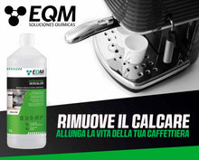Carica l'immagine nel visualizzatore di Gallery, EQM - ECO-212 - Decalcificante Macchina Caffè 1L - Anticalcare Universale