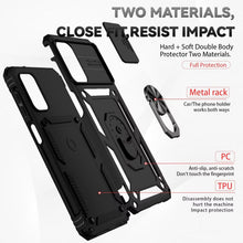 Carica l'immagine nel visualizzatore di Gallery, Cover per Samsung galaxy A13 5G / A04s con Vetro Temperato Custodia con Scorrevole Protezione Fotocamera Custodia Rotant