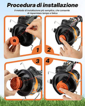 Carica l'immagine nel visualizzatore di Gallery, Eventronic Confezione da 15 Bobina Decespugliatore Compatibile con Worx