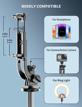 Carica l'immagine nel visualizzatore di Gallery, 180cm Bastone Selfie Treppiede per Telefono, Treppiede Smartphone Selfie Stick Stabile con Telecomando Estensibile Trepp
