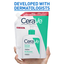 Carica l'immagine nel visualizzatore di Gallery, CeraVe Schiuma Detergente per Viso e Corpo, Confezione Refill, 473 ml