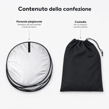 Carica l'immagine nel visualizzatore di Gallery, PRISMAL Parasole Auto Parabrezza Interno - Protezione UV e Anti Calore - Tendina Parasole Pieghevole Universale - Copri 