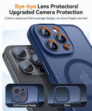 Carica l'immagine nel visualizzatore di Gallery, CANSHN Cover Magnetica per iPhone 15 Pro Max, Compatibile con MagSafe, [Protezione Completa Della Fotocamera], Custodia 