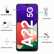 Carica l'immagine nel visualizzatore di Gallery, NEW'C Pellicola Vetro per Samsung Galaxy A22 5G, in Vetro Temperato