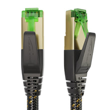 Carica l'immagine nel visualizzatore di Gallery, KabelDirekt – Cavo Ethernet CAT7 10Gbit/s – 0,5m, nylon