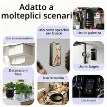 Carica l'immagine nel visualizzatore di Gallery, 4 Pezzi Supporto Cellulare A Ventouse In Silicone Antiscivolo, Con Retro Adesivo, Compatibile Con Tutti I Modelli Di Sma