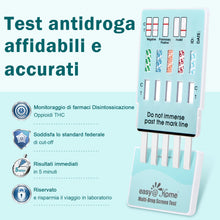 Carica l'immagine nel visualizzatore di Gallery, easy@Home 5 Test Antidroga Urine, 5 Droghe THC COC OPI AMP BZO