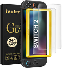 Carica l'immagine nel visualizzatore di Gallery, iVoler Opaco Pellicola Vetro Temperato Compatibile con Nintendo Switch 2 Model 2025, Strumento di Installazione Incluso,