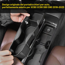 Carica l'immagine nel visualizzatore di Gallery, Compatibile con Volvo XC60 XC90 S60 S90 Console Centrale Portabevande 2019-2025 Portabicchieri XC60 XC90 S60 S90 Support